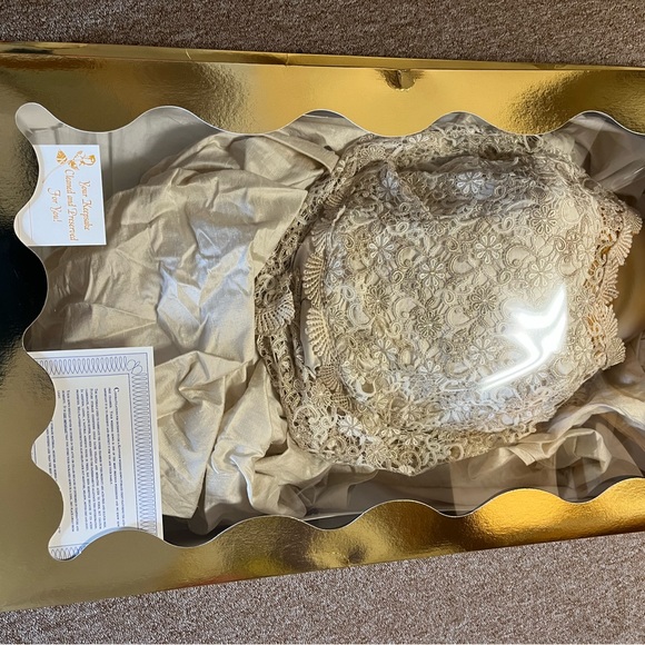 Vintage Gold Wedding Gown - Picture 8 of 10